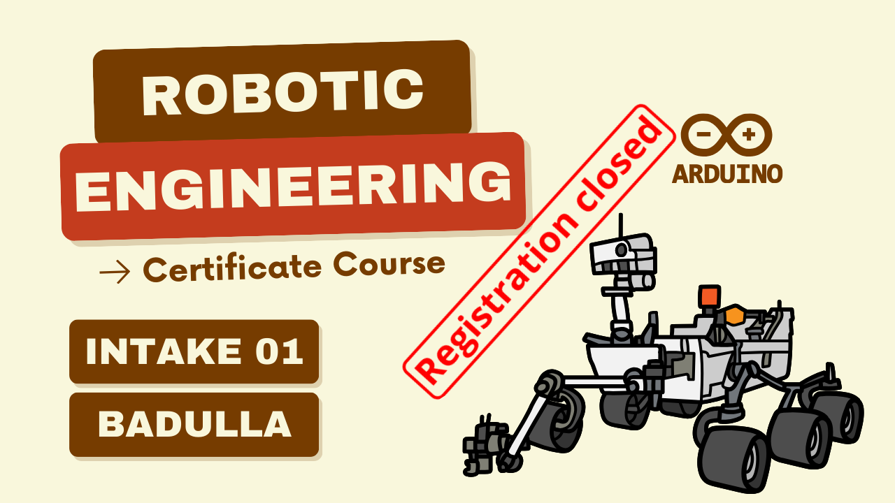 Robotic Engineering Certificate Course: Integrating STEAM, and AI