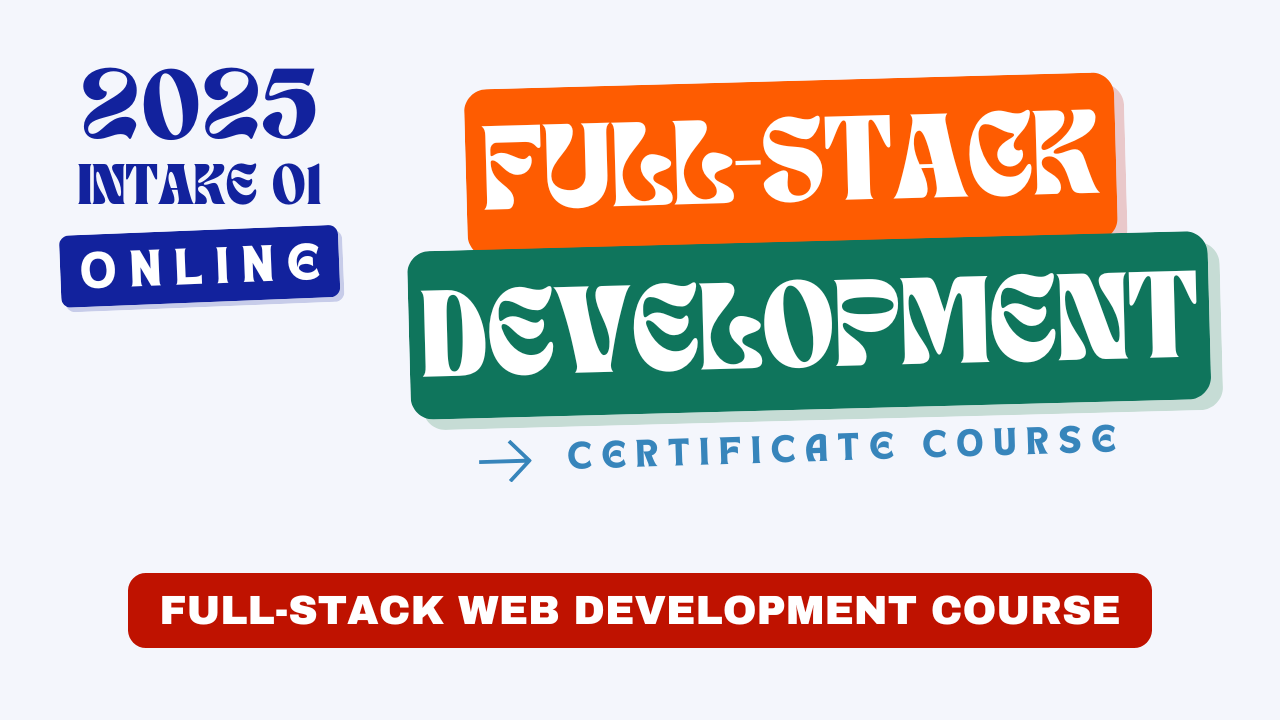 Full-Stack Web Development Course – Online